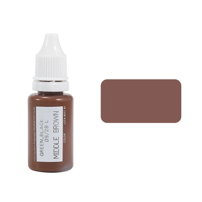 15ml Pigment Ink Color Permanent Makeup Microblading Supplies Eyebrow Shading Micropigmentation Cosmetic Tattoo Ink Lip Eyeliner