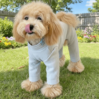 Warm Elastic Pet Jumpsuit Breathable Windproof Pet Four Legged Pants Soft Comfortable Dog Fleece Pajamas Indoor Outfit