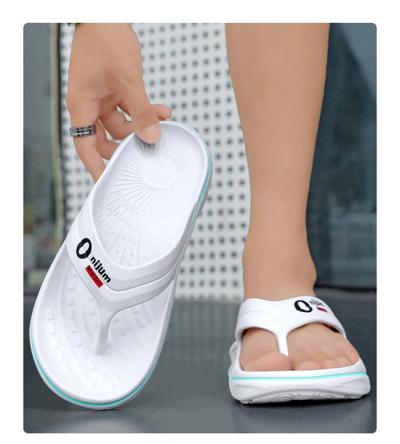 Summer Men Slippers Non Slip EVA Flip Flops Lightweight Home Sandals Soft High Quality Slides Fashion Outdoor Beach Bathroom