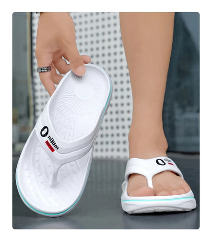 Summer Men Slippers Non Slip EVA Flip Flops Lightweight Home Sandals Soft High Quality Slides Fashion Outdoor Beach Bathroom
