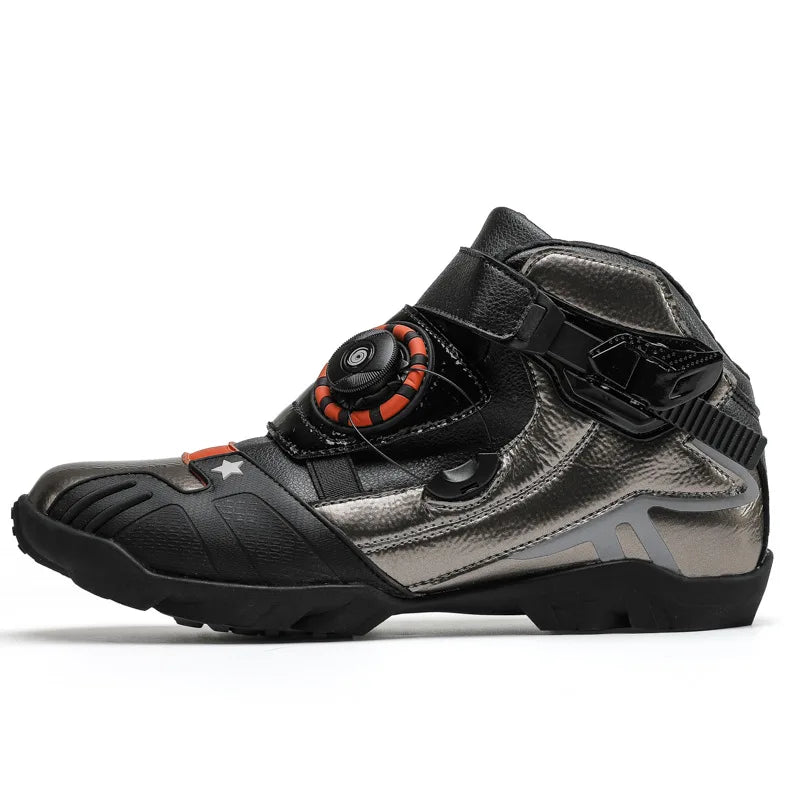 Motorcycle New Knob Adjustment Design Anti-fall Protective Boots Wear Protection Windproof Waterproof Anti-slip New Model