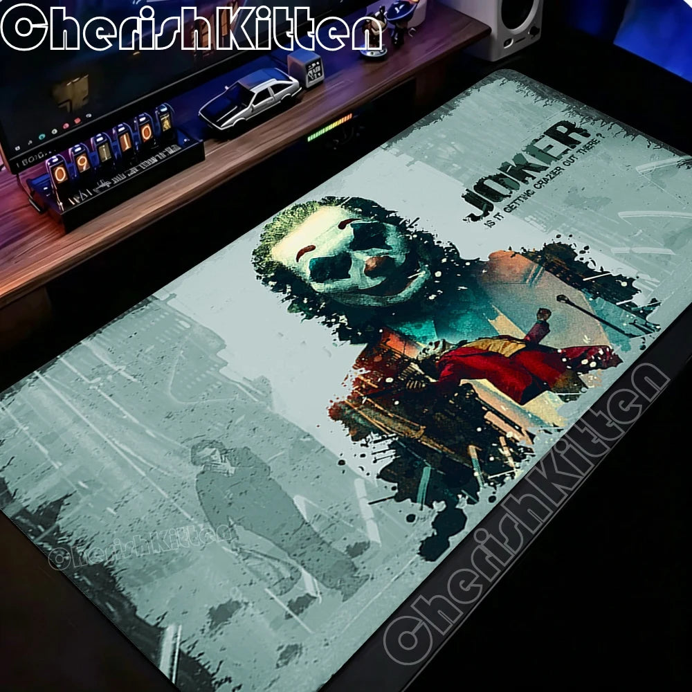 Joker Mouse pad Desk interior Computer Gamers Locking Edge Non-slip Mouse Pads XXL 40x90cm Keyboard PC accessories Desk mat