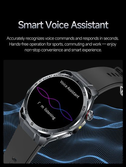 2026 New ECG+PPG Body Fat Analysis Health Smart Watch Uric Acid BP Blood Oxygen Bluetooth call Sports Smart Watch For Men Women