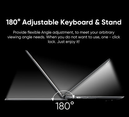 Dopesplay 14.1 inch Portable Lapdock Monitors with Keyboard For Samsung Steam DeX HDR 1200P IPS Laptop External Screen Extender