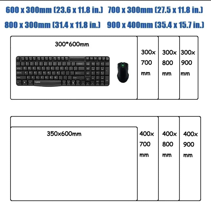 Black Mousepad E=mc2 Formula Science Mouse Pad Math Desk Pad Extended PC Keyboard Mats Large XXL Gamer Mousepad Desk accessories