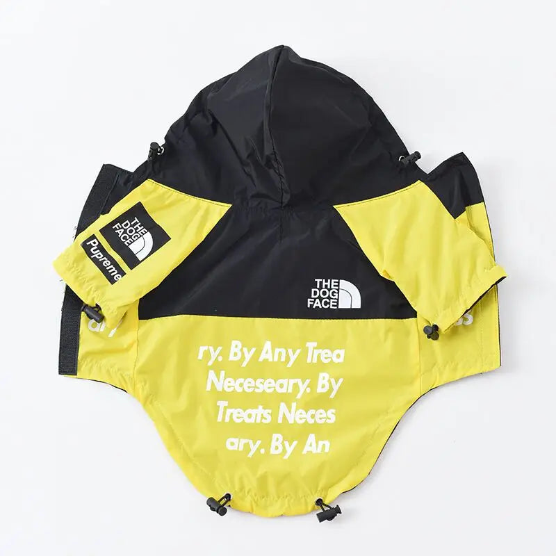 Pet Dog Waterproof Coat Dog Raincoat Reflective Dog Outdoor Clothes Hooded Jacket for Small Medium Large Dog Pet Supplies