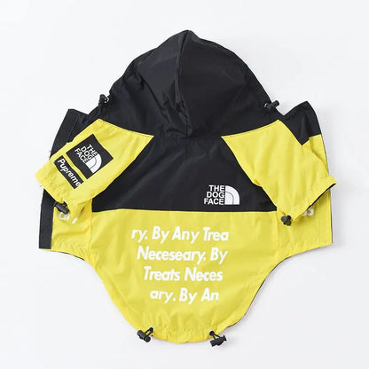 Pet Dog Waterproof Coat Dog Raincoat Reflective Dog Outdoor Clothes Hooded Jacket for Small Medium Large Dog Pet Supplies