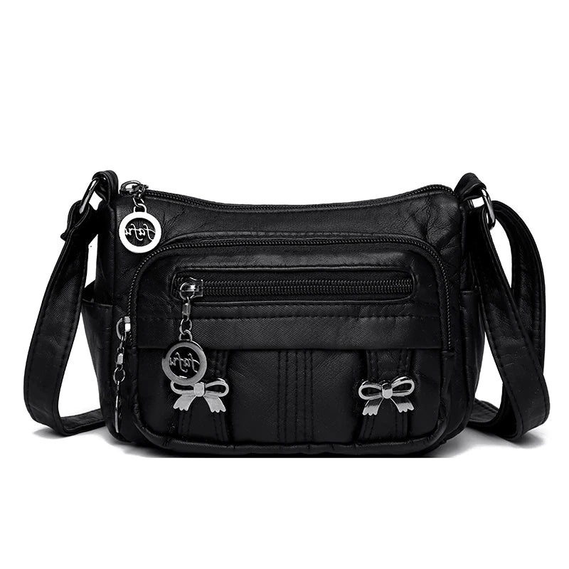 Women Bag High Quality Woman's Soft PU Leather Shoulder Bags Multi-Layer Classic Crossbody Bag Luxury Designer Handbag and Purse