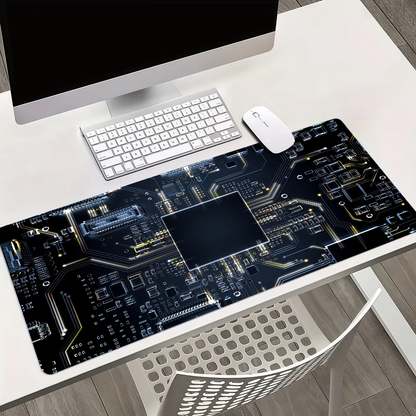 Mechanical Circuit Board Inside M-Motherboard  Mouse Pad Non-slip Thickened Large Writing Lockedge Gaming Cushion Office Student