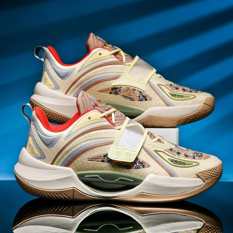 Unisex Basketball Shoes High-quality Mesh Comfort Outdoor Sports Court Basketball Shoes Soft Soled Rebound Sneakers for Men