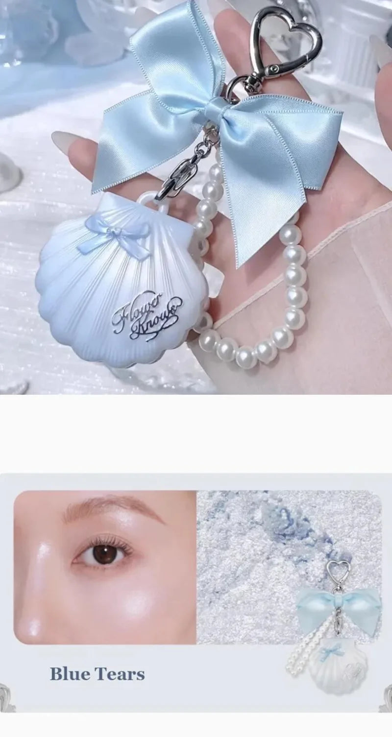 Flower Know Shell Jewelry All-In One Gift Set Makeup Set Full Professional Eyeshadow Blush Baked Powder 10pcs Flowerknows Kits