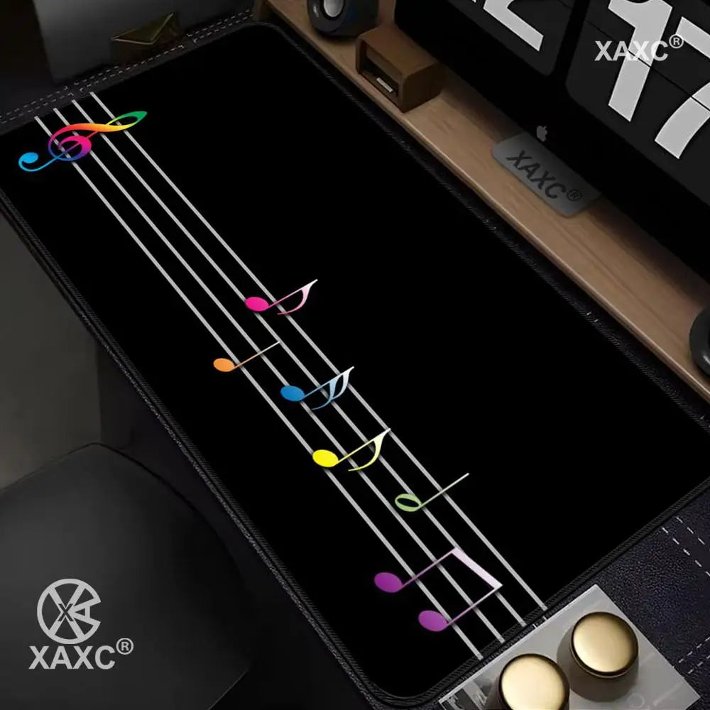 Musical Symbols Mouse Pad large keyboard mouse desk pad non-slip rubber gaming mouse pad laptop mouse carpet XAXC