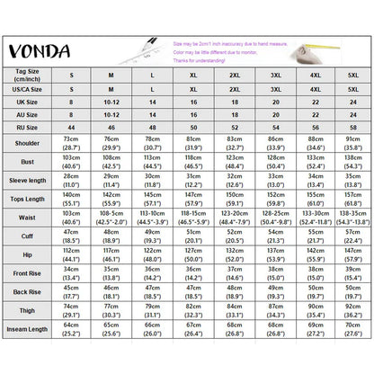 Plus Size VONDA Women Jumpsuits Summer Fashion Short Sleeve Stripe Jumpsuits Wide Leg Pants V Neck OL Party Overalls Playsuits