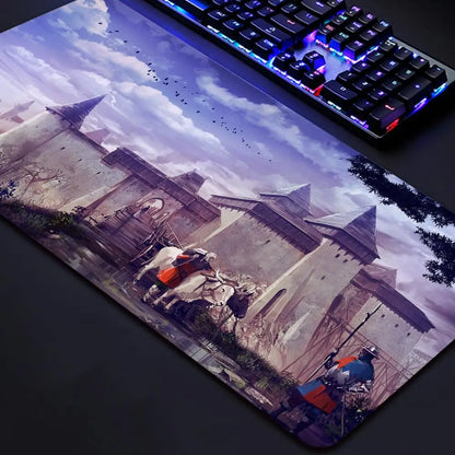 Kingdom Come Deliverances Games Mouse Pad Game eSports CSGO mouse pad extra large thickened table mat boys and girls anti-slip m