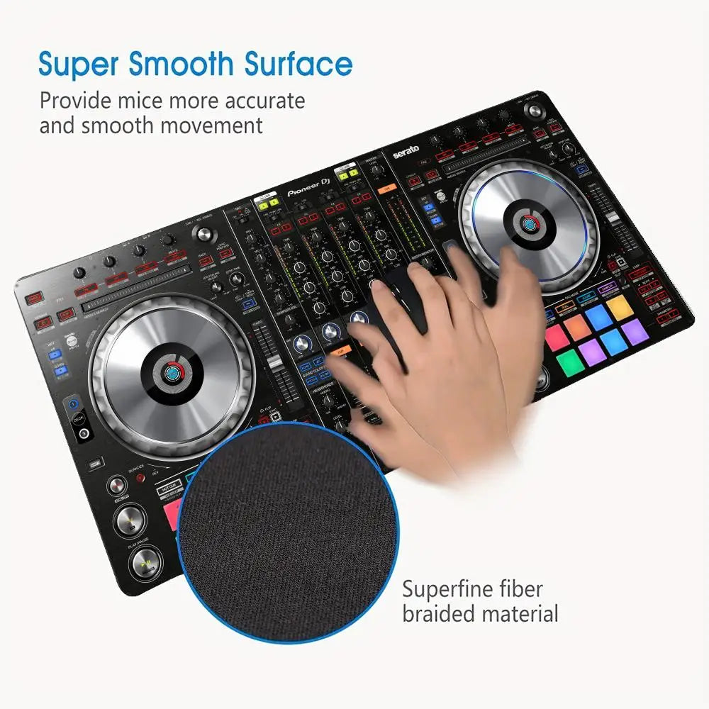 Mouse Pad Music Radio Dj Panel Gamer printon demand Custom Computer MousePad Natural Rubber Office Soft PC Accessory Desktop Pad