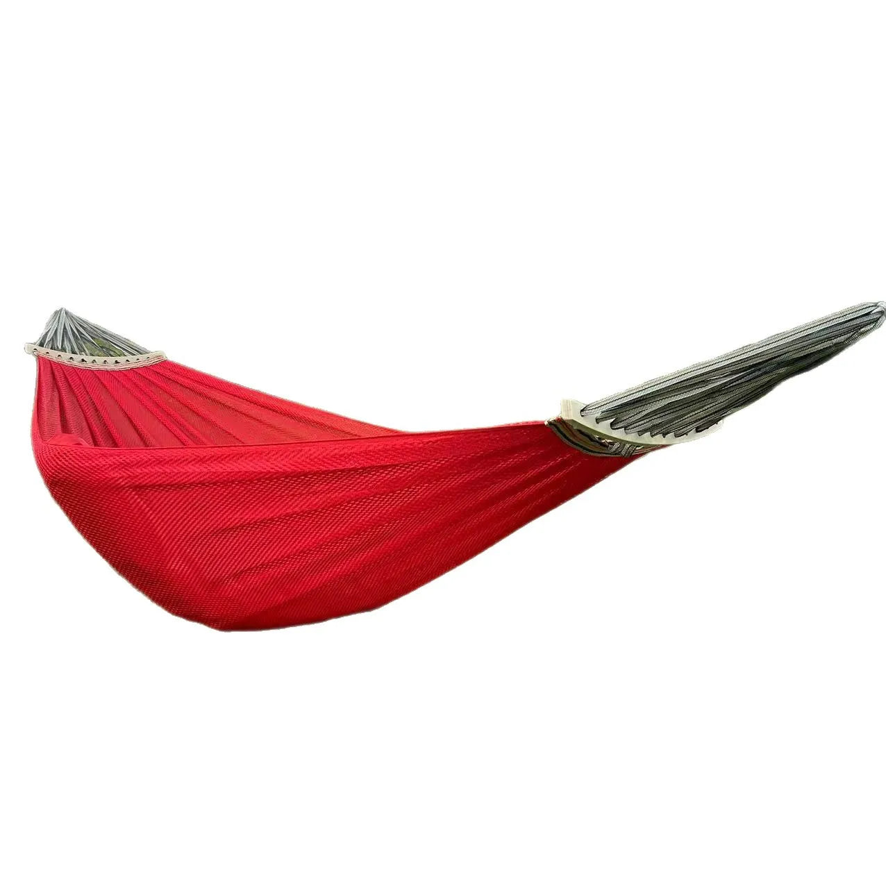 Single Person Ice Silk Mesh Hammock Anti-rollover Portable Outdoor Camping Hammock Breathable Net Swing Bed
