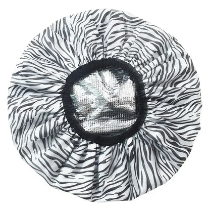 Portable Hair Salon Smooth Hair Oil Baking Cap 1PC Self-heating Tin Foil Hat Thickened Heating Steam Hair Mask Cap