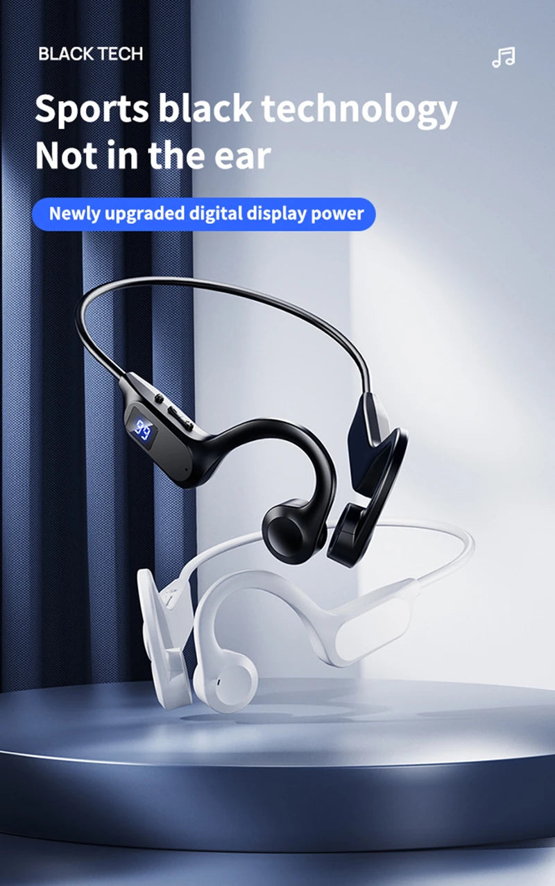 Lenovo Wireless Bone Conduction Headphones Bluetooth Earphone Sport Swimming Bluetooth Compatible Headphone Hand-free With Mic