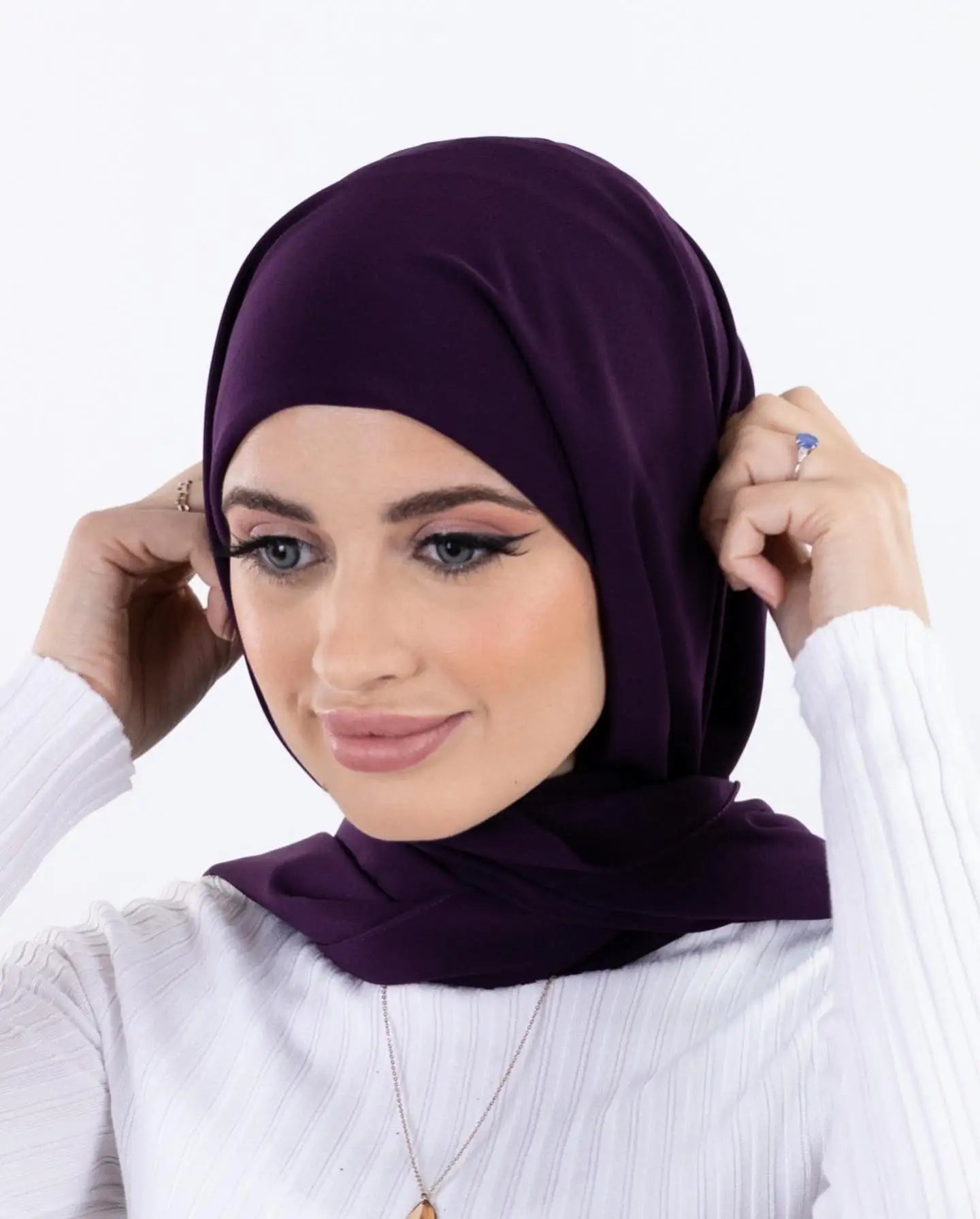Pin Free Instant Chiffon Hijab Women Jersey Bonnet Islam Shawls and Wraps Bonnet Hijab Underscarf Cap Foulard Femme
