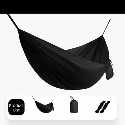 High Strength Colorful Hanging Hammocks Foldable Single and Double Size Camping Hammock Easy Setup Dacron Outdoor Swing Beach