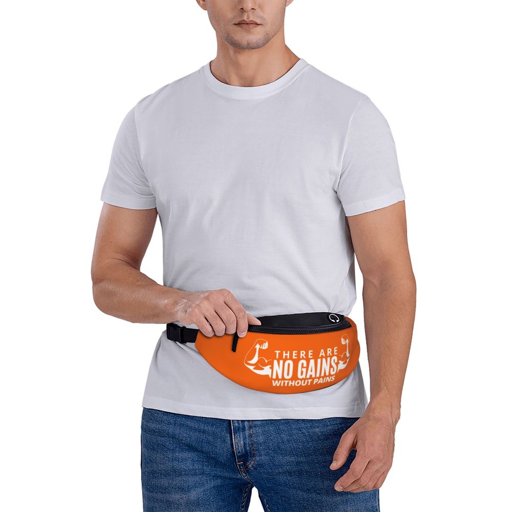 Powerhouse Gym Fanny Bag Custom Bodybuilders Fitness Crossbody Waist Pack Men Women Cycling Camping Phone Money Pouch