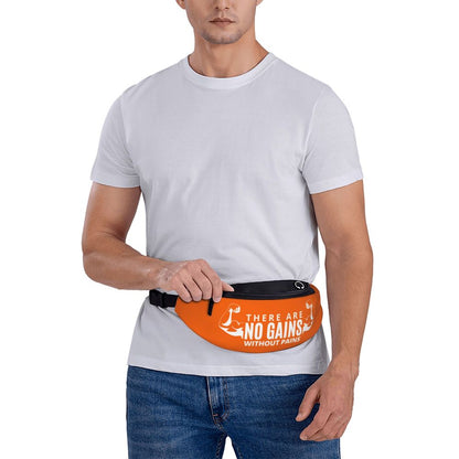 Powerhouse Gym Fanny Bag Custom Bodybuilders Fitness Crossbody Waist Pack Men Women Cycling Camping Phone Money Pouch