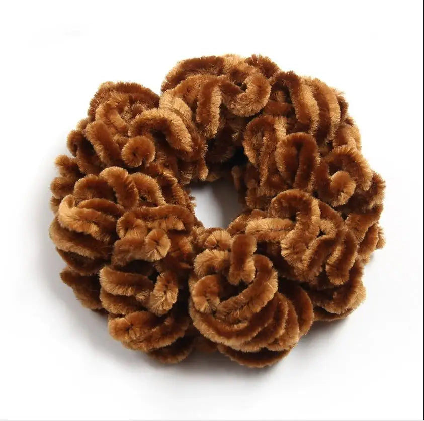 Muslim Scrunchie Headwear New Flexible Rubber Band Hair Tie Ring Turban Headband Muslim Hijabs