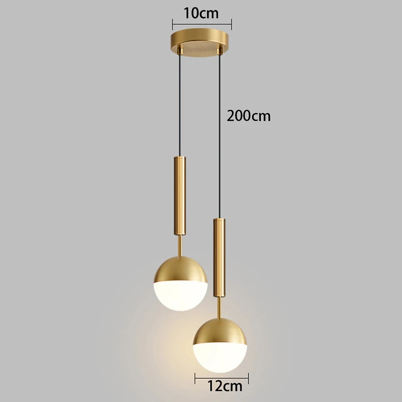 1pc Modern Home Decor LED Lights Bedroom Lamp Bedside Pendant Light Lamps LED Chandeliers Hanging Light Indoor Lighting