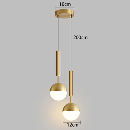 1pc Modern Home Decor LED Lights Bedroom Lamp Bedside Pendant Light Lamps LED Chandeliers Hanging Light Indoor Lighting
