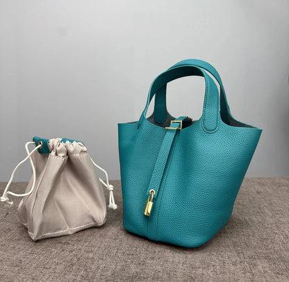 Women Bags Handbags Bucket Bag 18/22 Big Small Fashion Tote Bag Genuine Leather Luxury Quality Designers Lady Hand Bags