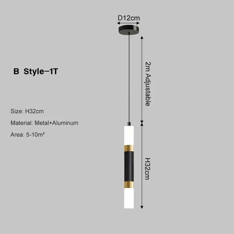 Interior Pendant Lights for Bedroom Adjustable Suspended Hanging Lamps Nordic Chandelier Lighting Fixtures for Kitchen Bedroom