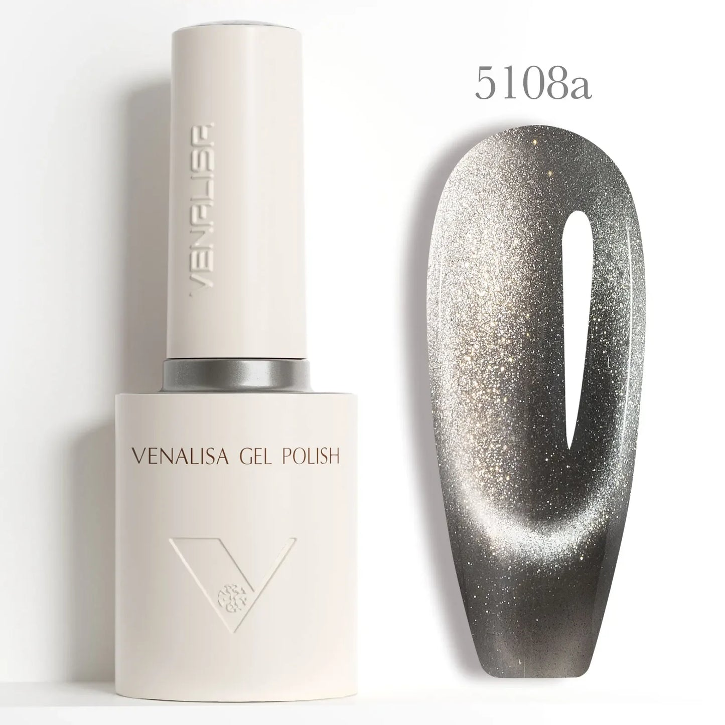 Venalisa 10ml HEMA TPO Free Red Cat Eye Gel Polish Soak Off UV LED Magnetic Nail Polish Diamond Top Long Wear Gel Varnish