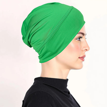 Soft Modal Inner Hijab Cap Muslim Stretch Turban Cap Islamic Underscarf Bonnet Hat Female Headband Tube Cap Turbante