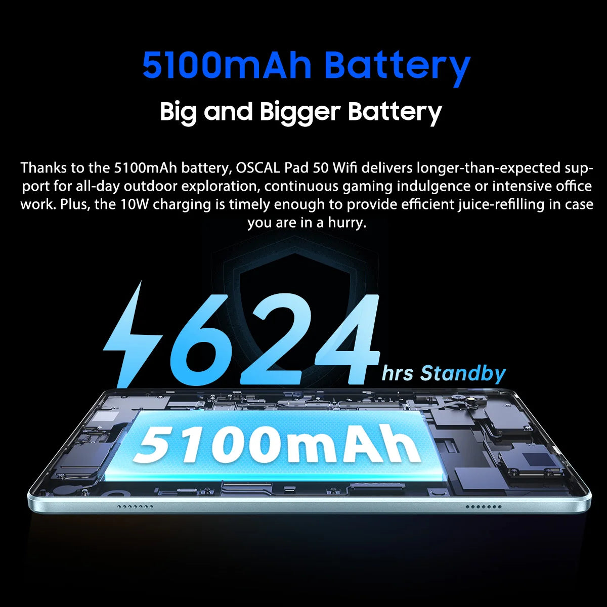 Blackview Oscal Pad 50 WIFI Tablet PC 10.1 Inch 6GB(2+4)RAM 64GB ROM Wi-fi 6 5100mAh 5000mAh Tablet PC Android 13 Tablet Android