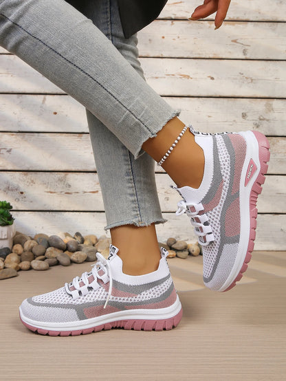 Women's Shoes Double-Color Work Shoes for Ladies, Single Shoes Casual Sneaker Shoes Woman 2026 Free Shipping Shoes