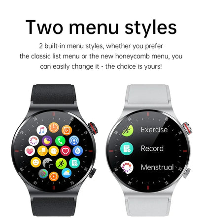 GPS ECG+PPG Bluetooth Call Smart Watch Men 2025 Sports Bracelet NFC Waterproof Custom Watch Face Men SmartWatch For IOS Android