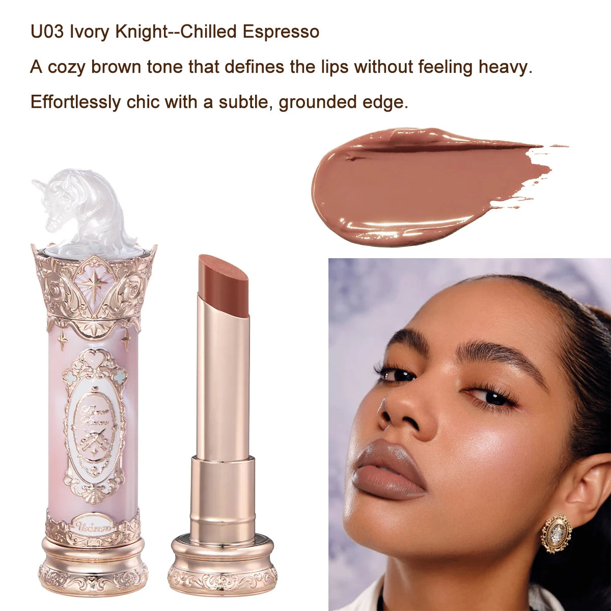 Flower Knows Knight Unicorn Makeup Set Eyeshadow Blush Lipstick Loose Powder Long Lasting Fantasy Princess Beauty Kit Cosmetics