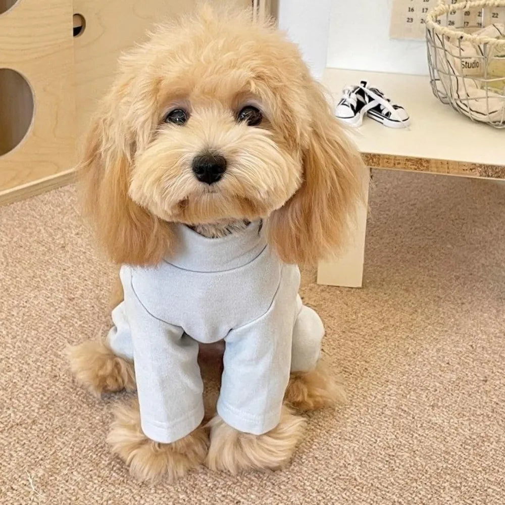 Warm Elastic Pet Jumpsuit Breathable Windproof Pet Four Legged Pants Soft Comfortable Dog Base Shirt Small Medium Dogs