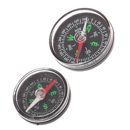 35/40MM Handheld Compass ABS Camping Pocket Compass Portable Navigation Climbing Riding Children Gift Outdoor Survival Gear
