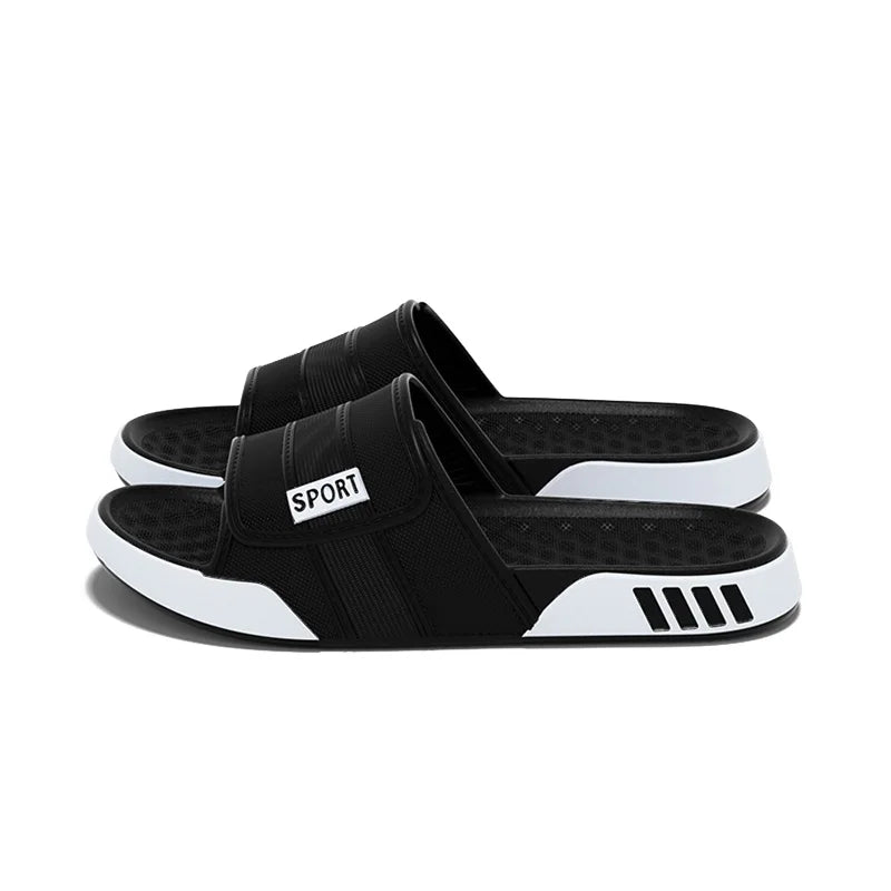 Big Size 40-47 Soft Bottom Sports Eva Slippers Men's Summer Fashion Indoor Outdoor Home Shallow Slippers Man Streetwear Sandals