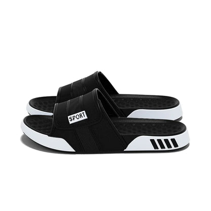 Big Size 40-47 Soft Bottom Sports Eva Slippers Men's Summer Fashion Indoor Outdoor Home Shallow Slippers Man Streetwear Sandals