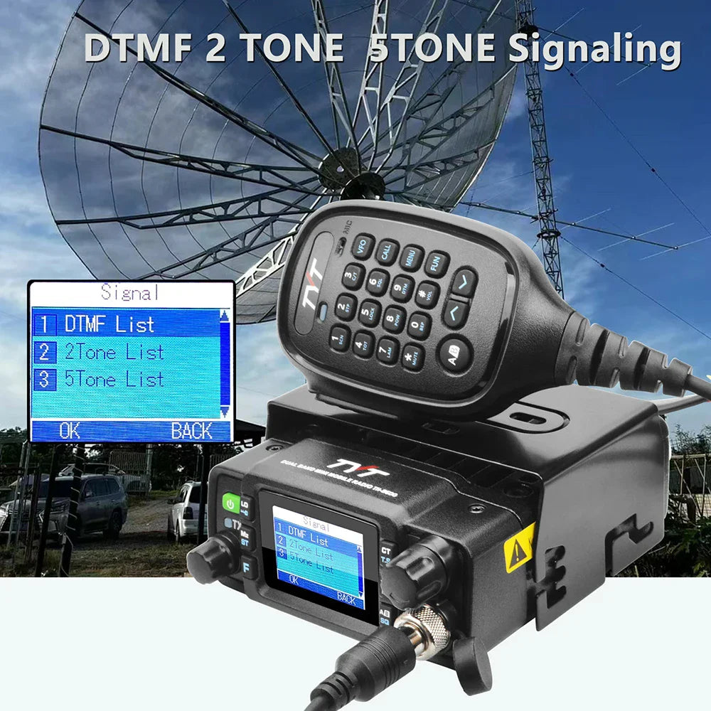 TYT TH-8600 25W High Power IP67 Waterproof Dual Band 136-174MHz 400-480MHz TH8600 DTMF/2Tone/5Tone Amateur Mobile Walkie Talkie