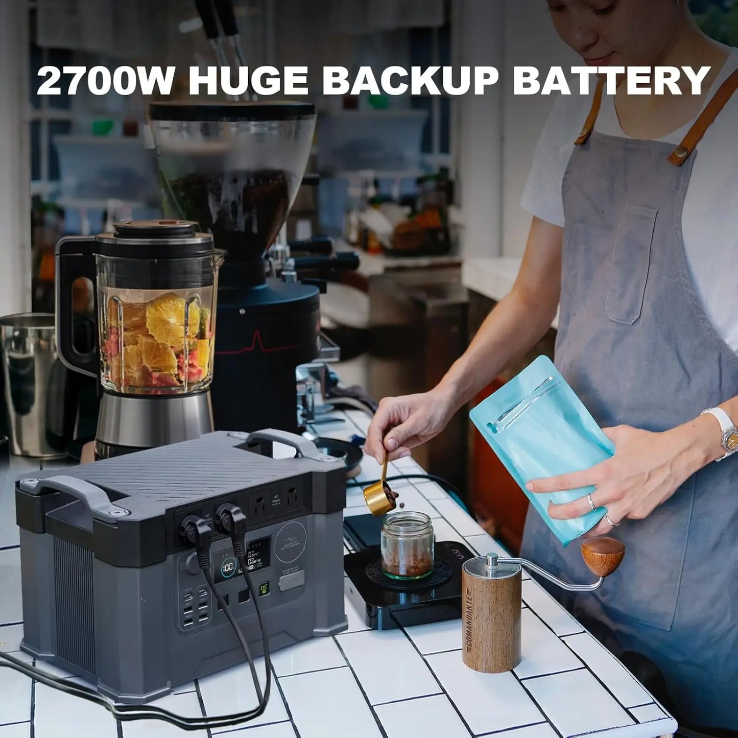 ALLPOWERS S2000 PRO Power station 2400W（Peak 4000W）Solar Generator 1451WH Power Supply with UPS for Camping Home Use Emergency