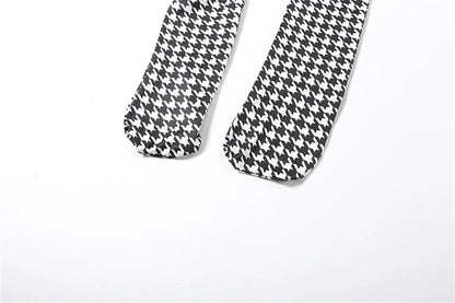 FLARORA Trend Print Foot Jumpsuits Woman Round Neck Long Sleeve Zip Skinny One Piece Overalls Street Stretch Clubwear 2025 New
