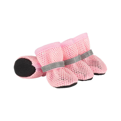 4pc, Dog Shoes Non-slip Breathable Wear-resistant Dog Boots Suitable for Small Medium Sized Pets Puppy Protective Footwear