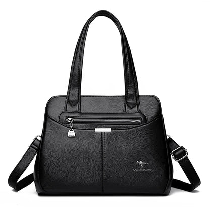 High Quality Ladies Soft Leather Shoulder Bag Designer Luxury Handbags Tote Bags For Womens 2025 Female Crossbody Messenger Bags