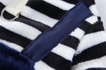 Autumn Winter Pet Dog Soft Fleece Clothes Warm Jumpsuit Coat for Small Medium Large Dog Cat Puppy Jacket Sweater with Leash Ring
