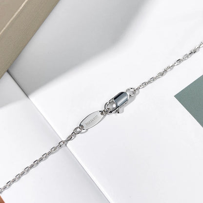 OEVAS Full Moissanite Pendant Necklace For Women S925 Silver Sparkling Wedding Chain Party Fine Jewelry Can Pass Diamond Test