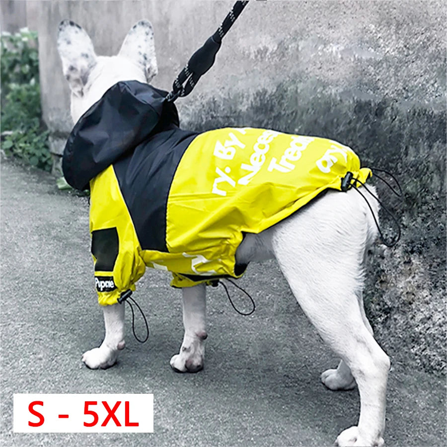 Fashion Pet Dog Clothes  Raincoat Waterproof Reflective Pet Jacket Dog Cat Coat for Small Medium Large Dogs Clothes