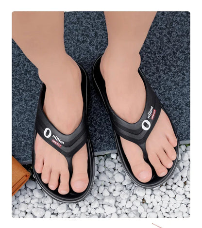 Summer Men Slippers Non Slip EVA Flip Flops Lightweight Home Sandals Soft High Quality Slides Fashion Outdoor Beach Bathroom